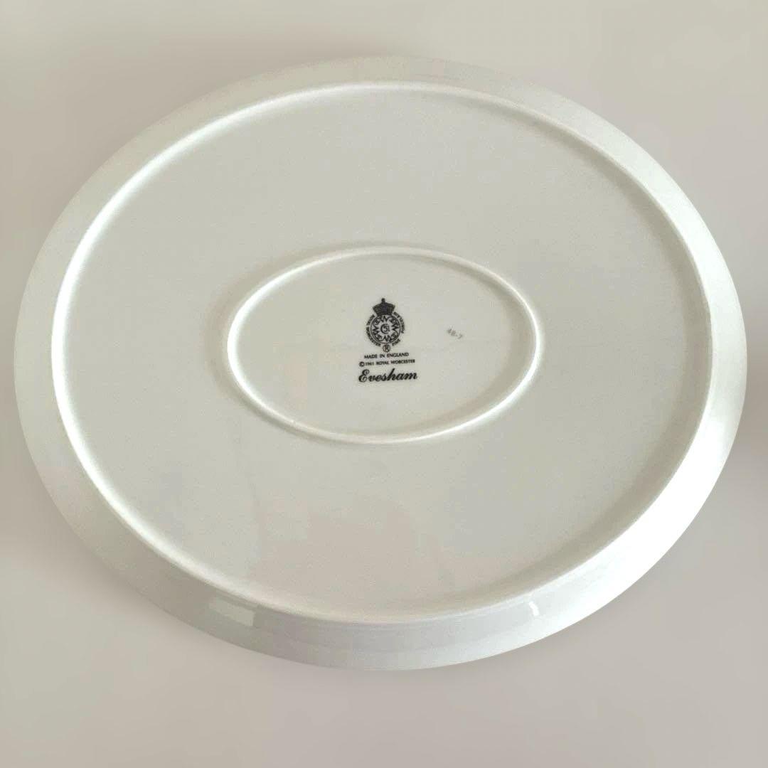 Royal Worcester Evesham 楕円大皿 — image 2