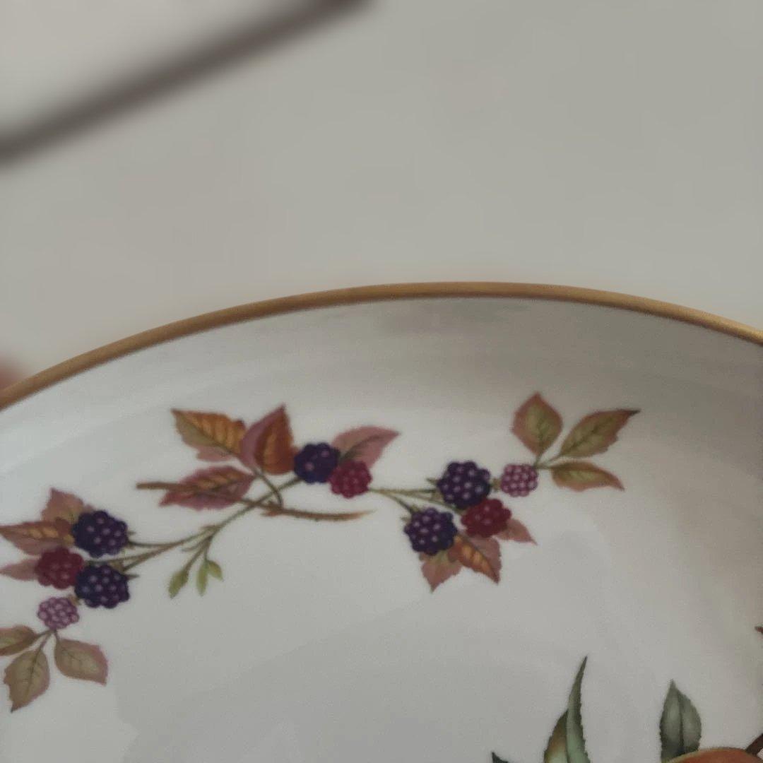 Royal Worcester Evesham 楕円大皿 — image 3