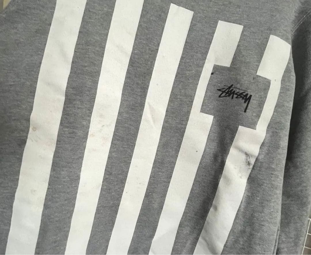 STUSSY プリントスウェット 裏起毛 S — image 3