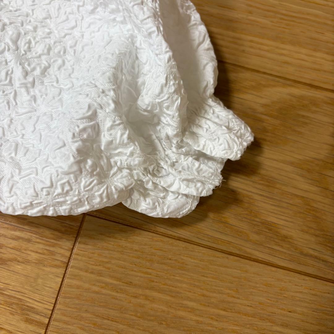 ホワイト パフスリーブ ミニワンピース 白 ミニドレス セルフ前撮りにも♡ — image 5