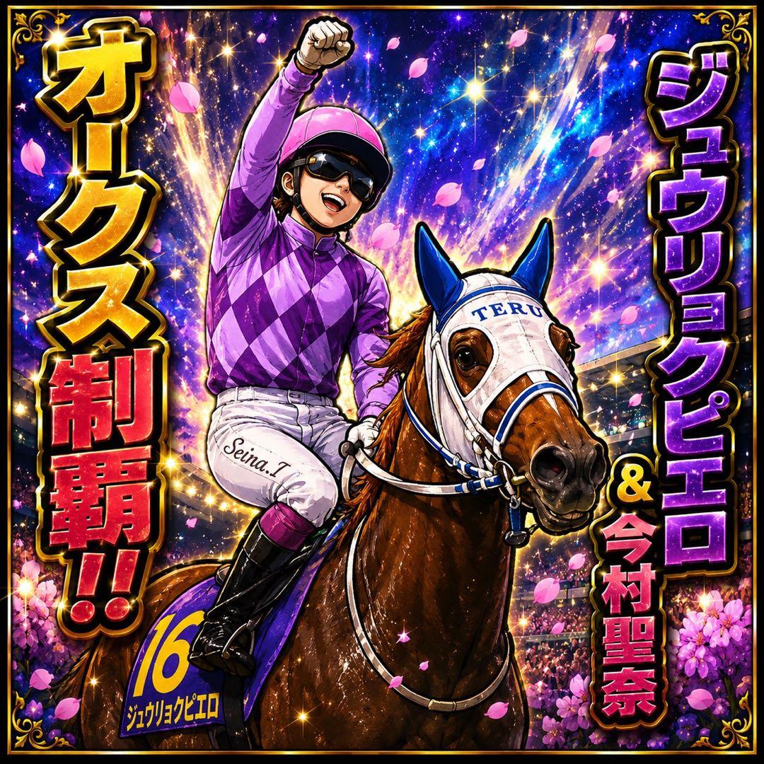 オークス2026 ジュウリョクピエロ オリジナルシール 6枚セット 今村聖奈 — image 5