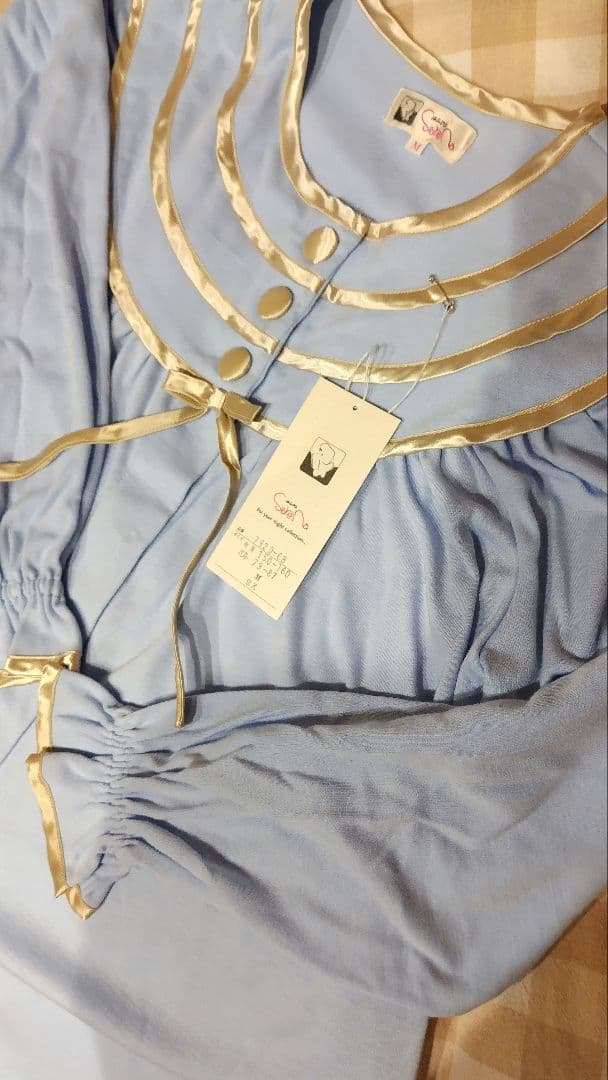 新品タグ付き❀LECIEN❀ルシアン　ゴールド　トリミング　パジャマ上下　M — image 5