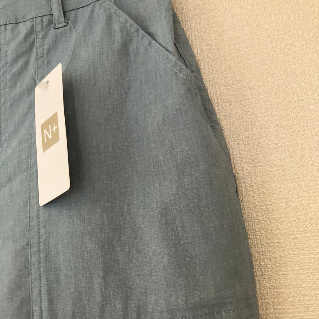 N+ 麻混ストレッチ　ワイドパンツ　 コクーンパンツ　Ｍ — image 3