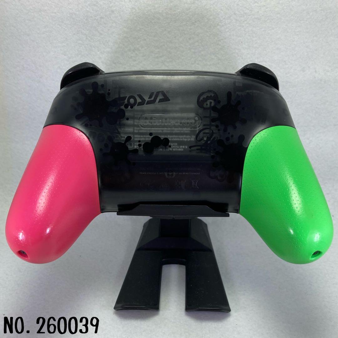【純正・美品】Switch プロコン ドリフトなし 動作良好 スプラ2モデル — image 4