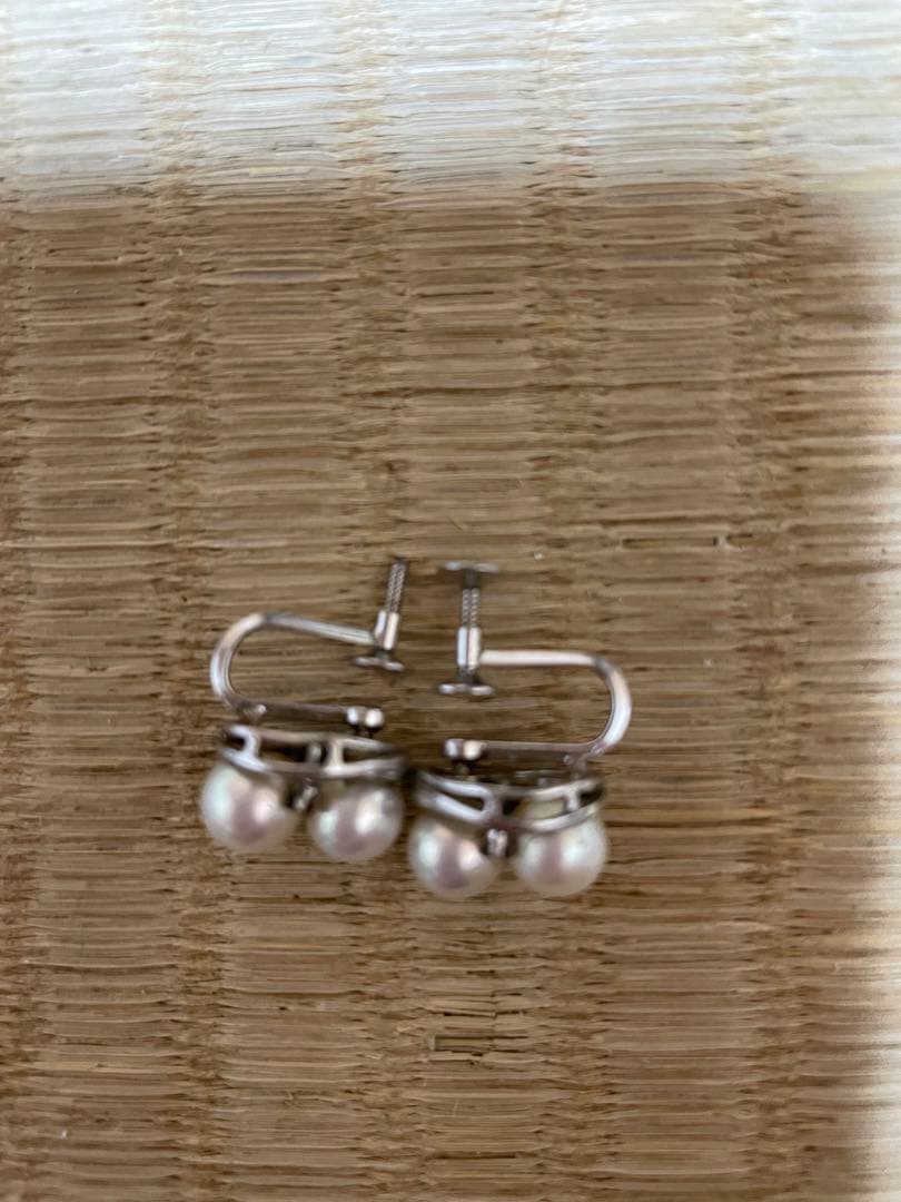 パールとプチダイヤのイヤリング　難あり — image 3