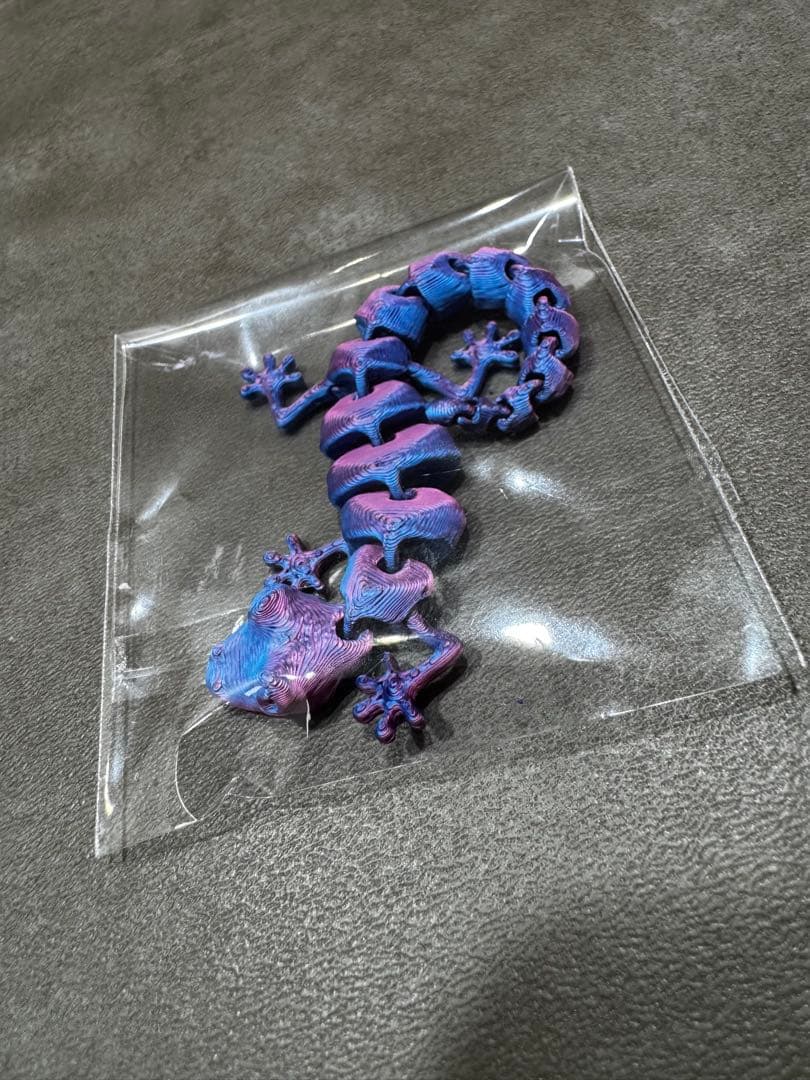 3Dプリンター製 可動式 ヤモリ フィギュア 5個セット — image 2