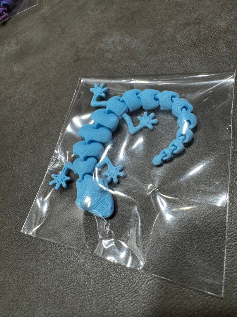 3Dプリンター製 可動式 ヤモリ フィギュア 5個セット — image 3