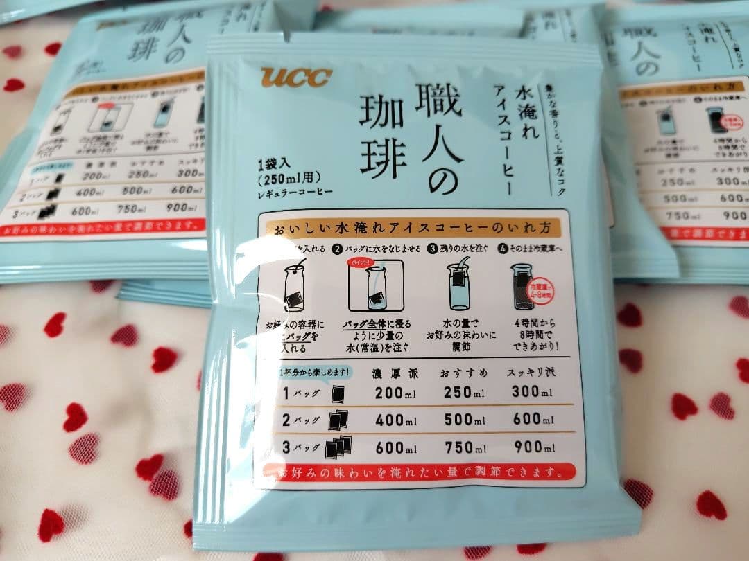 UCC 職人の珈琲 水淹れアイスコーヒー⟡⋆ 12袋入 — image 2