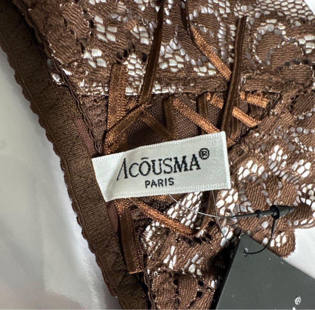ACOUSMA ブラウン Tバック ショーツ S — image 3