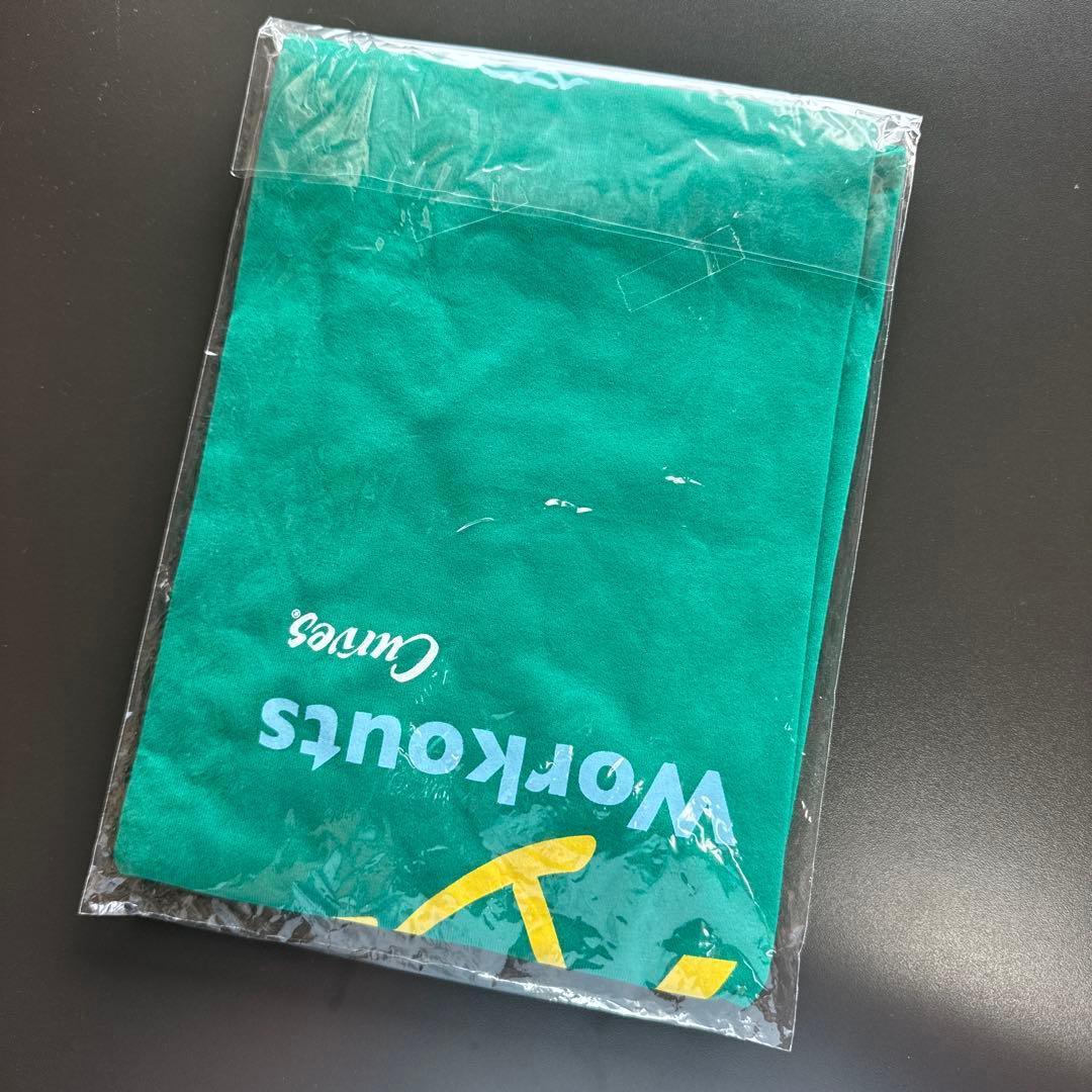 【新品未使用】Curves Tシャツ 半袖 LA グリーン 綿100% ヨガ — image 2