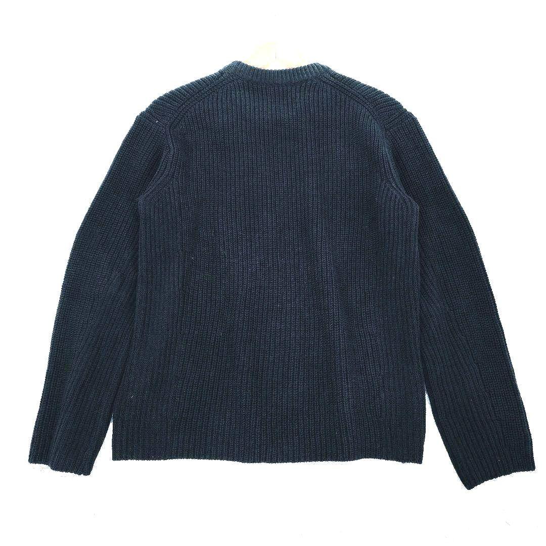 ビューティー＆ユース ニットセーター(S)濃緑 コットン混 ザックリ 大人 — image 2