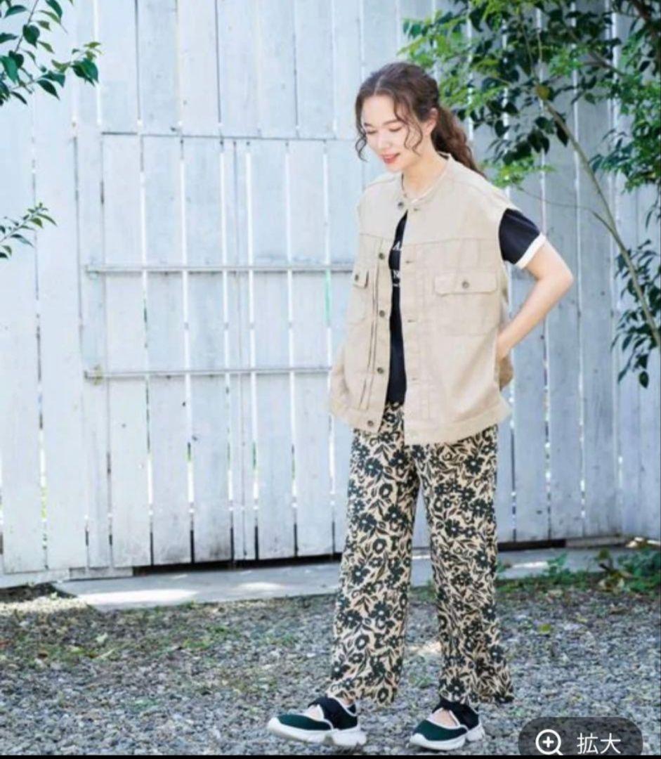 【夏用レディース】ニコアンド　アソートリラックスパンツ　Ｌサイズ　一度使用美品 — image 2