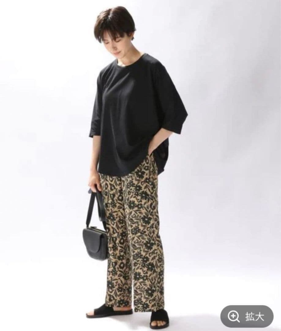 【夏用レディース】ニコアンド　アソートリラックスパンツ　Ｌサイズ　一度使用美品 — image 3