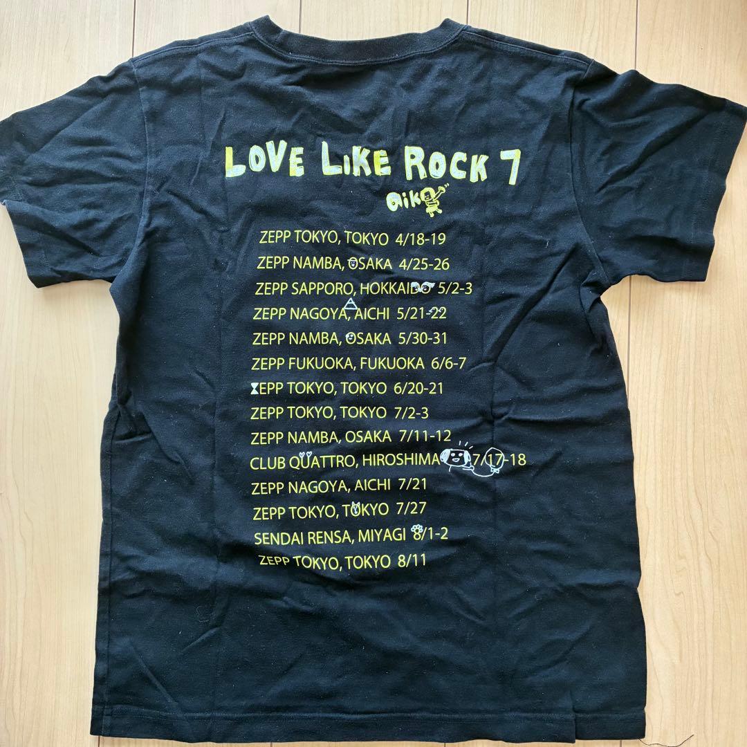 aiko LOVE LIKE ROCK 7 ツアーTシャツ ブラック — image 3