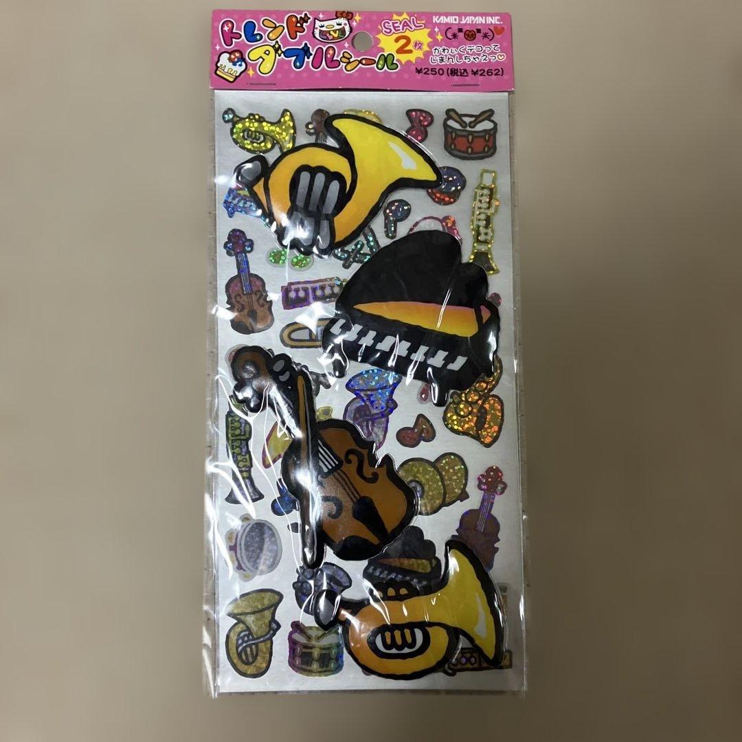 未使用　平成　レトロ　吹奏楽部　シール　希少　レア — image 2
