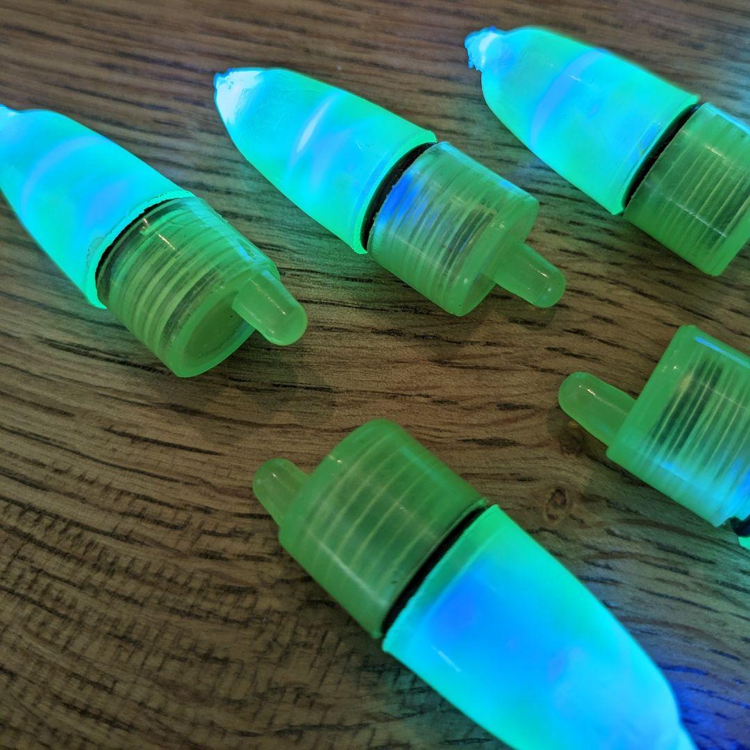 置き竿用　ブルー 青LED　10点セット ブッコミサビキ　トリック　受太郎 — image 2
