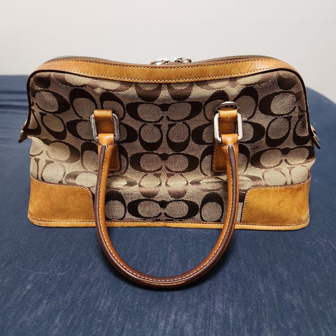 COACH シグネチャー ハンドバッグ ブラウン — image 3