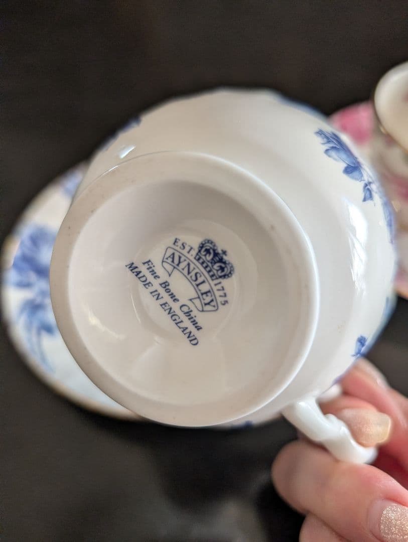 Aynsley エンズレイコーヒーカップソーサーセット — image 5