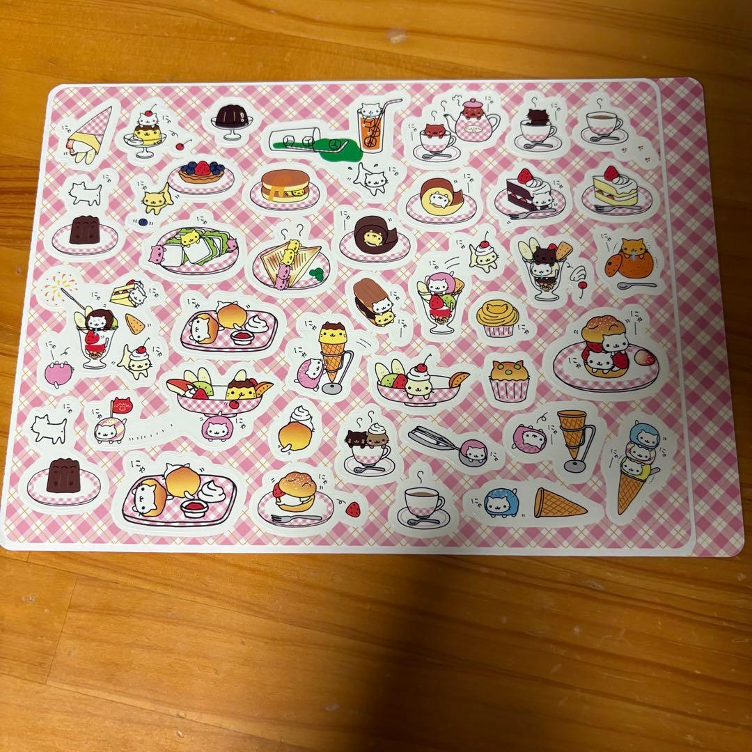 にゃんにゃんにゃんこ　ジャンボシールダス　その5 サンエックス　未使用品 — image 3