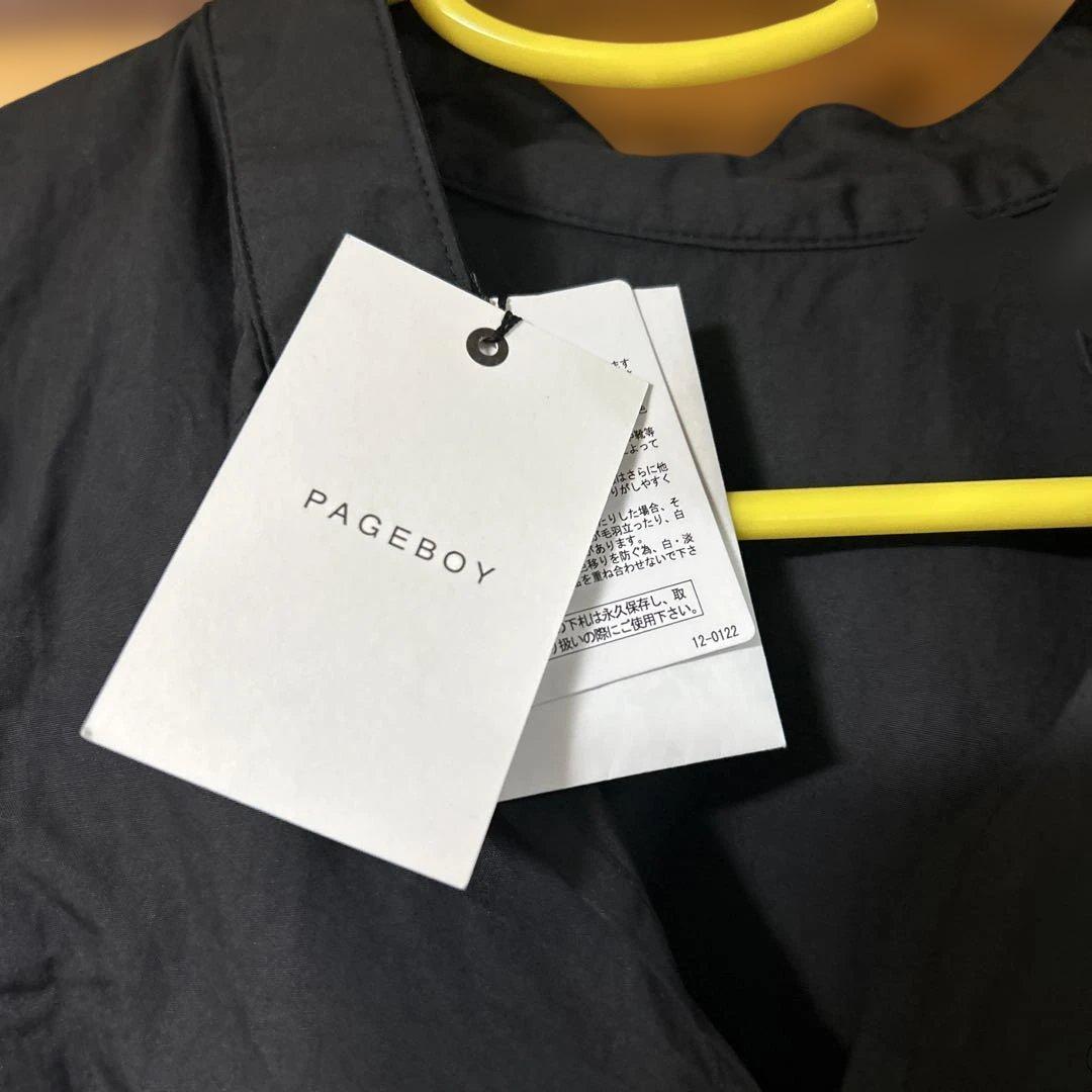 ★新品未使用タグ付き★PAGEBOY ブラックチュニック Fサイズ — image 2
