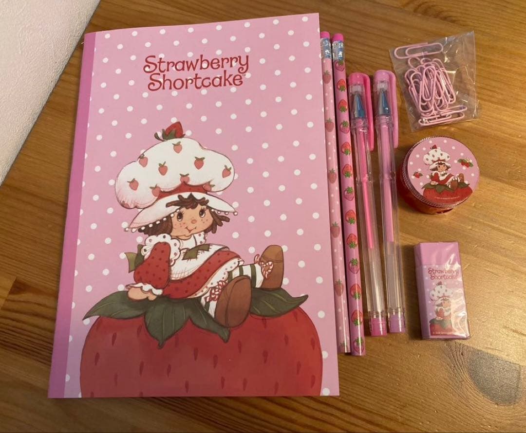 【レトロ】Strawberry Shortcake ステーショナリーセット — image 4