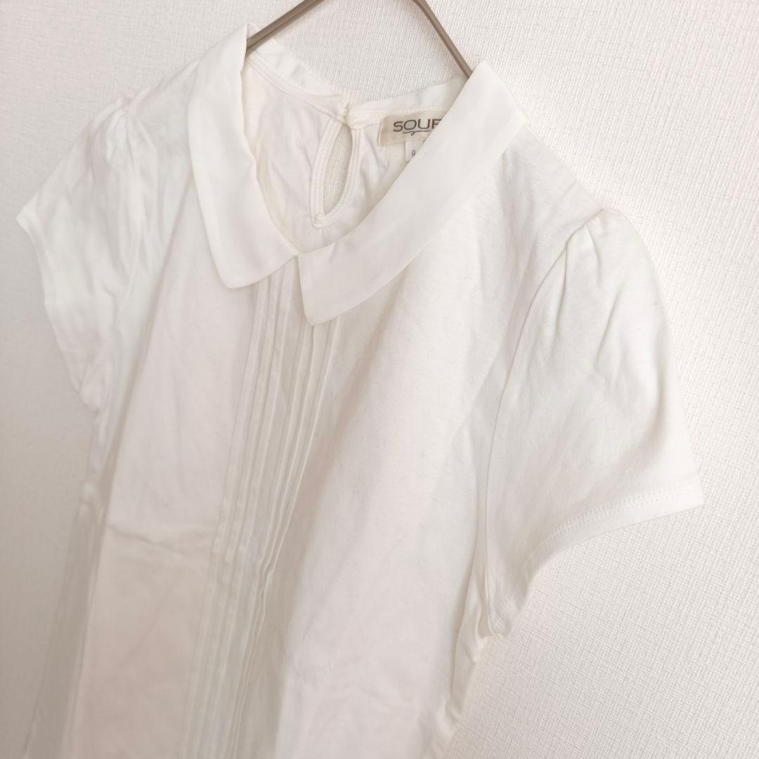 2746 美品スープTシャツカットソーオフホワイトM — image 2