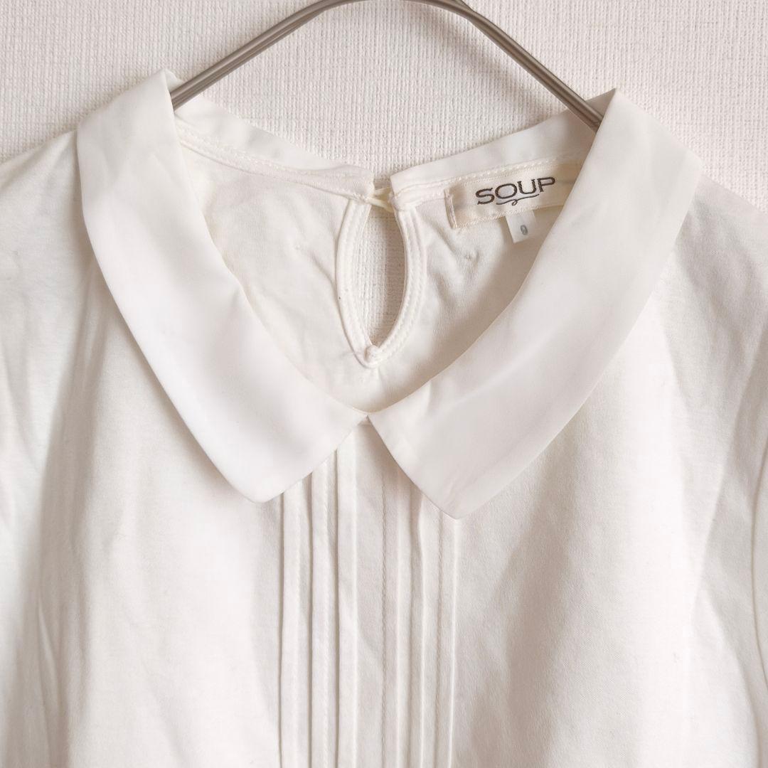 2746 美品スープTシャツカットソーオフホワイトM — image 5