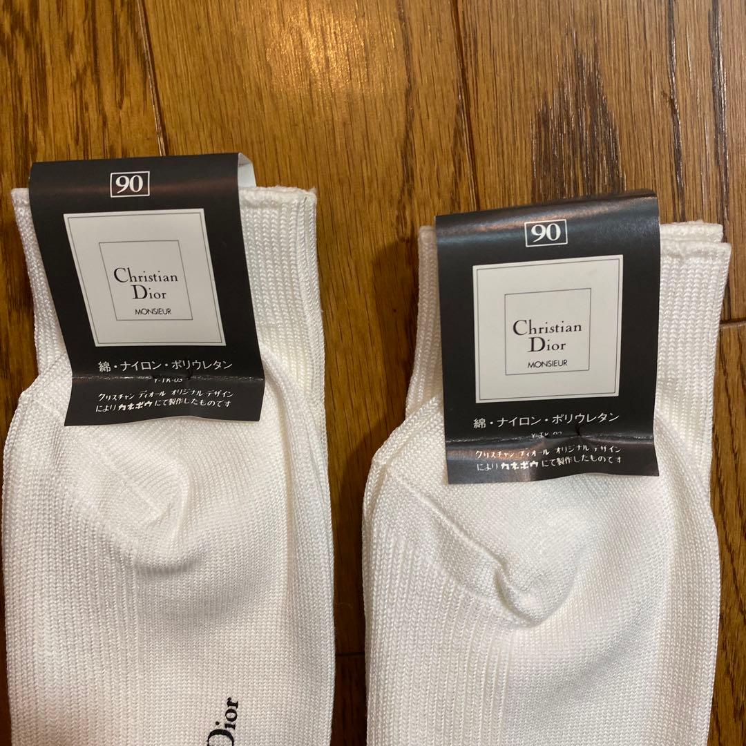 Christian Dior MONSIEUR ソックス ホワイト　2足セット — image 3