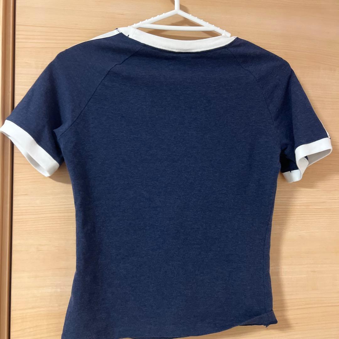 adidas スリーストライプス スリムラグラン半袖Tシャツ — image 2