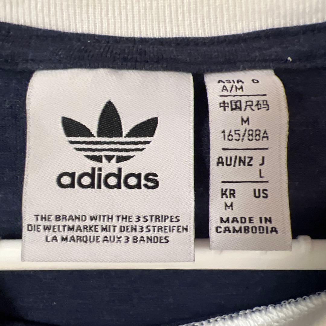 adidas スリーストライプス スリムラグラン半袖Tシャツ — image 3