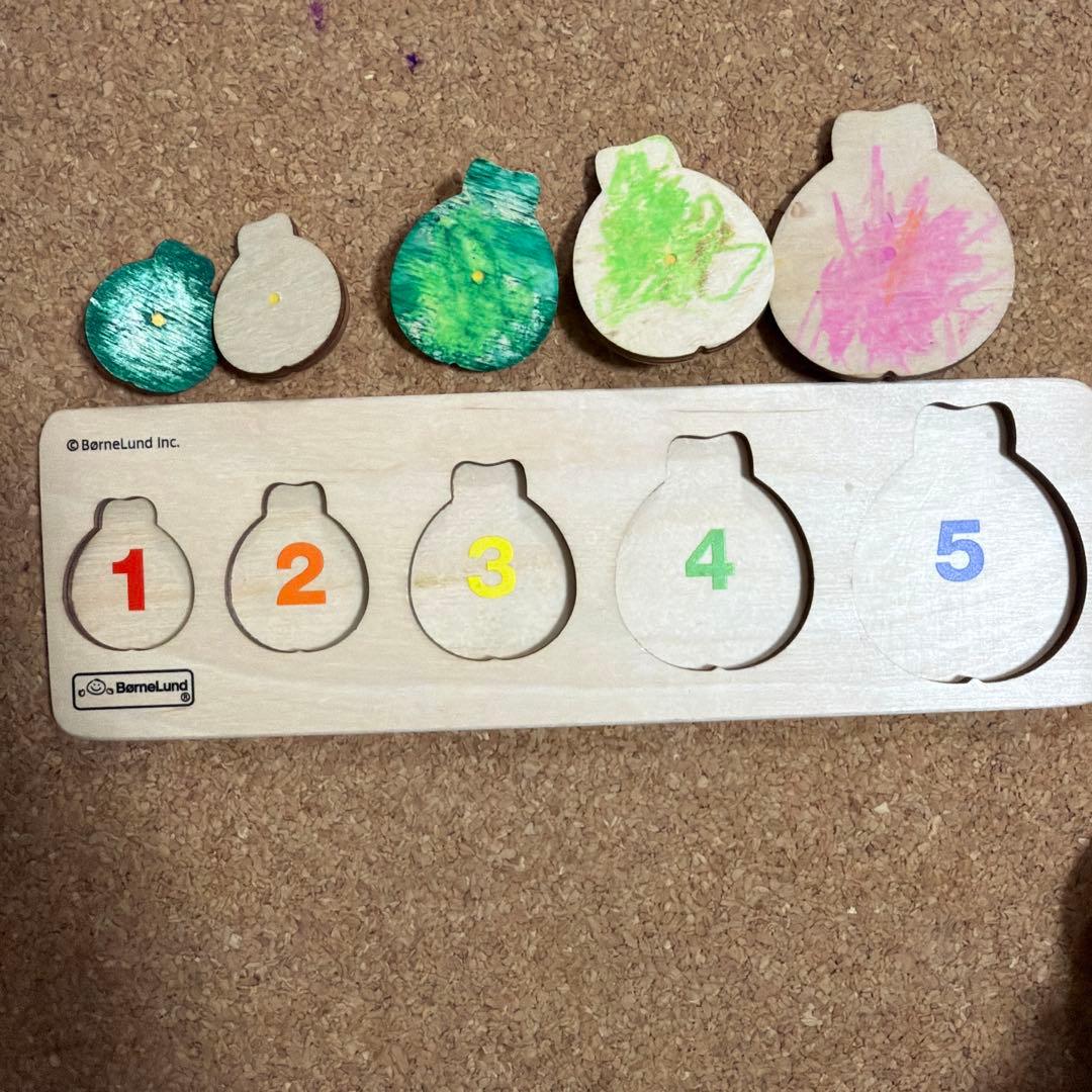 BørneLund 木製 てんとう虫 ペグパズル 知育玩具 — image 5