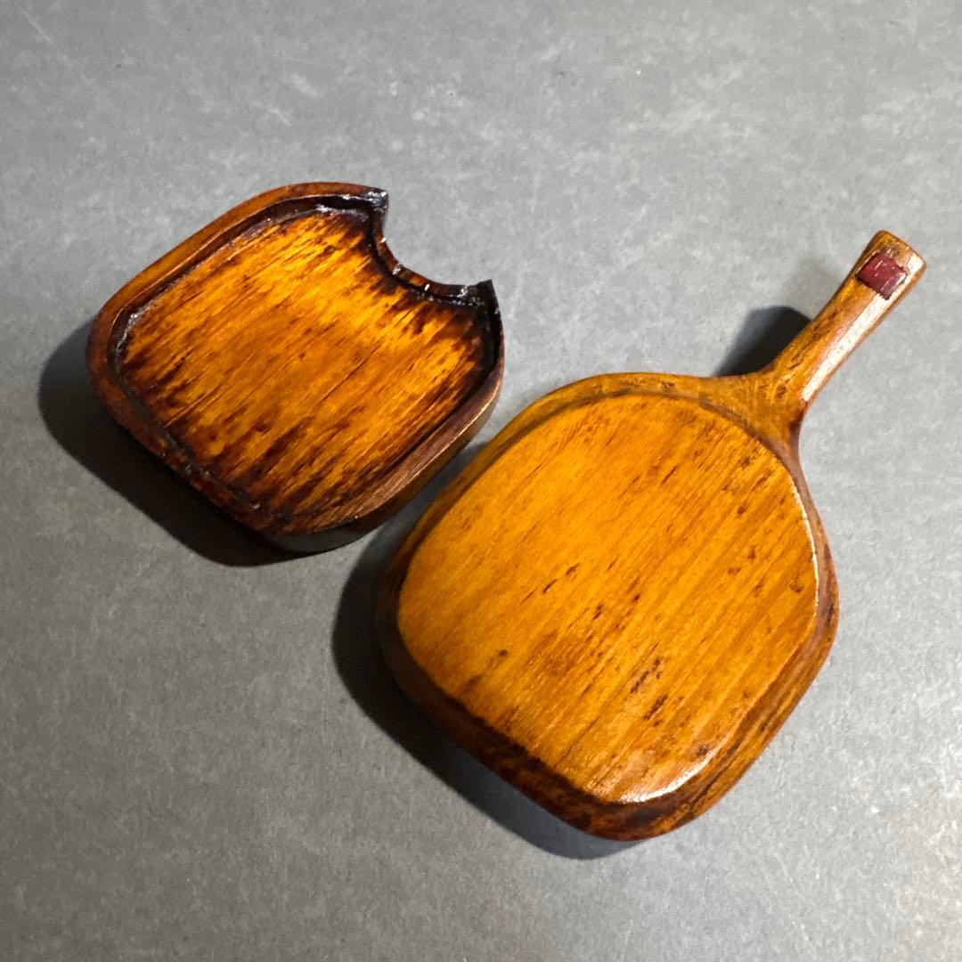 山口寿泉　団扇型　香合　共箱 — image 4