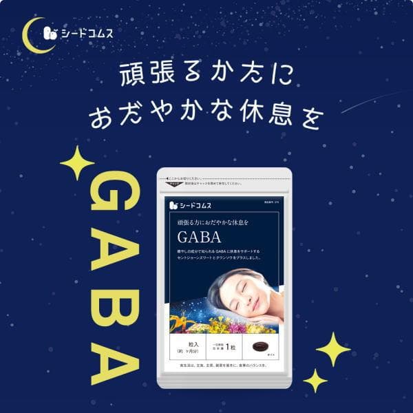 最新ストレス低減・睡眠改善GABA ギャバ サプリ 約3ヶ月分 シードコムス — image 3