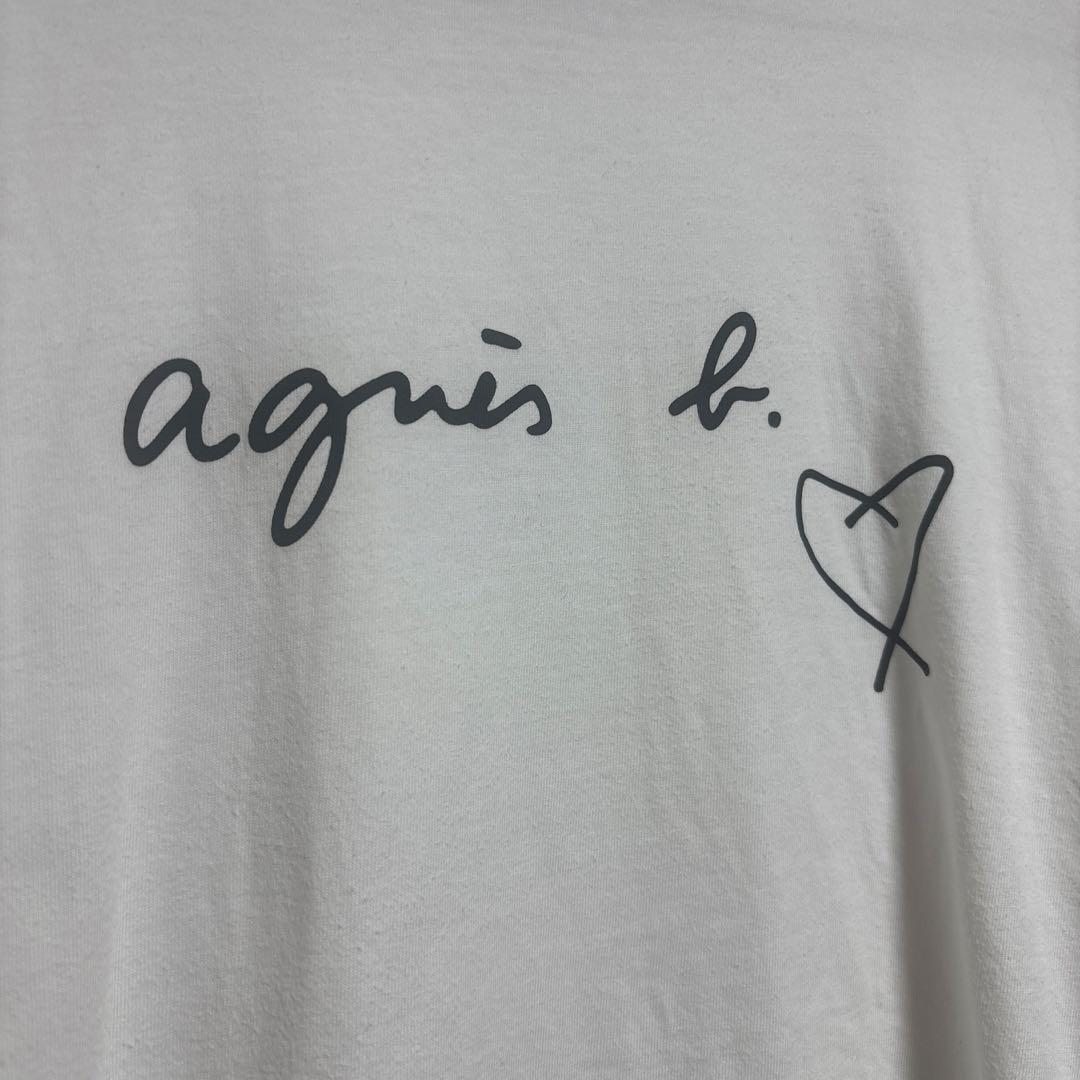 アニエスベー　アダムエロペ別注　ロゴTシャツ　ハート — image 2