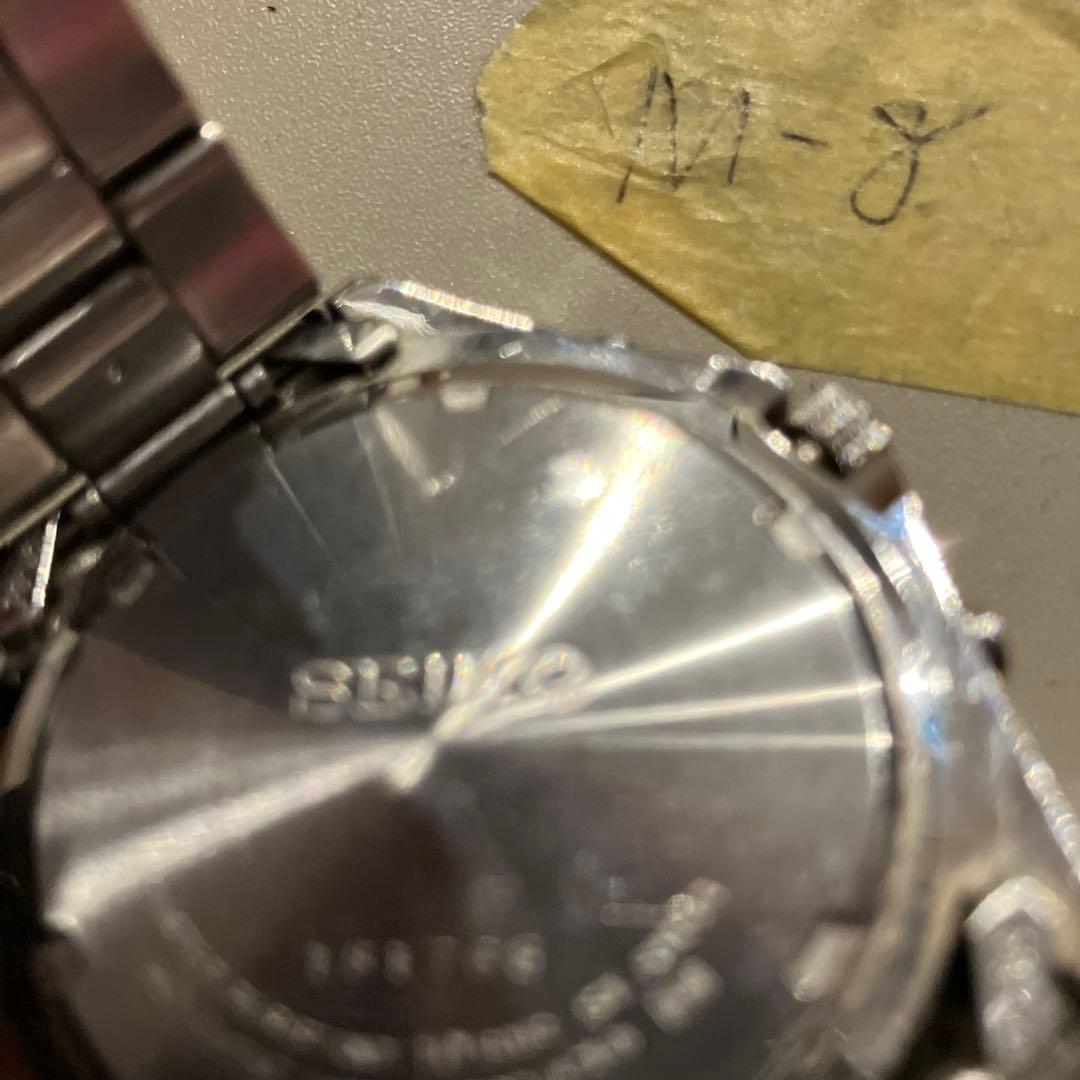 SEIKO セイコー パイロット クロノグラフ 100M ブルー文字盤 腕時計 — image 5