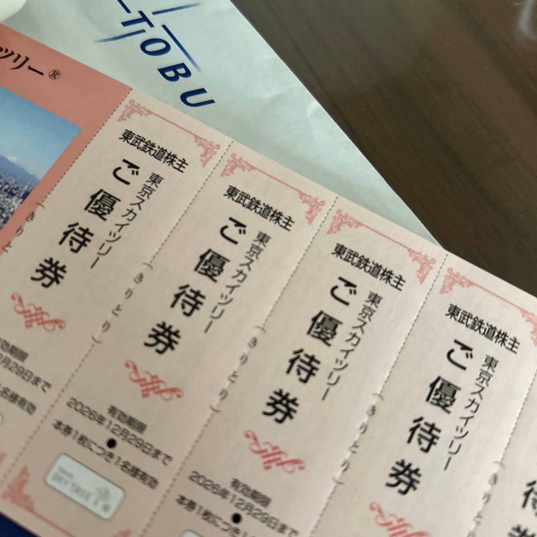 〈匿名配送〉東武鉄道 株主優待券 — image 2