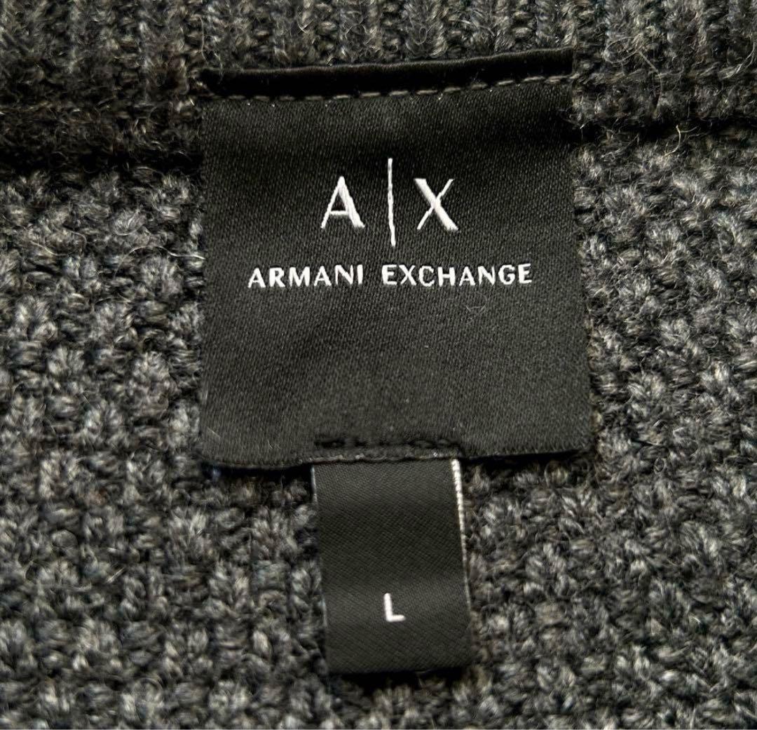 Armani Exchange ケーブルニットセーター L グレー — image 2