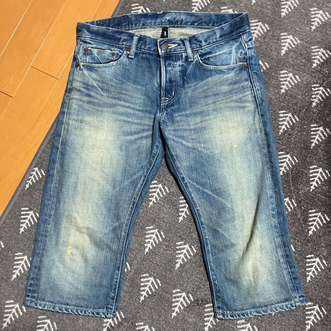 【glamb】ダメージ加工ハーフデニム — image 3