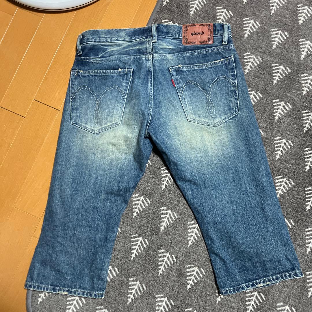 【glamb】ダメージ加工ハーフデニム — image 4