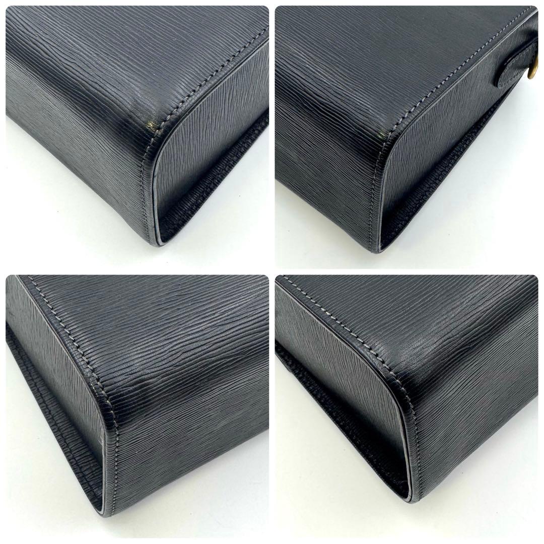 美品✨クレージュ ハンド ショルダーバッグ 2way ロゴ金具 ヴィンテージ 黒 — image 5
