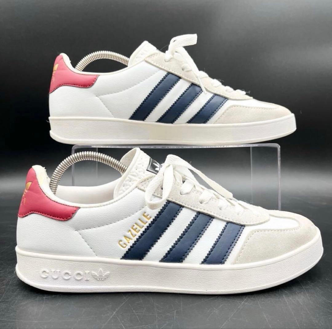 GUCCI adidas ガゼル トリコロール　スニーカー — image 2