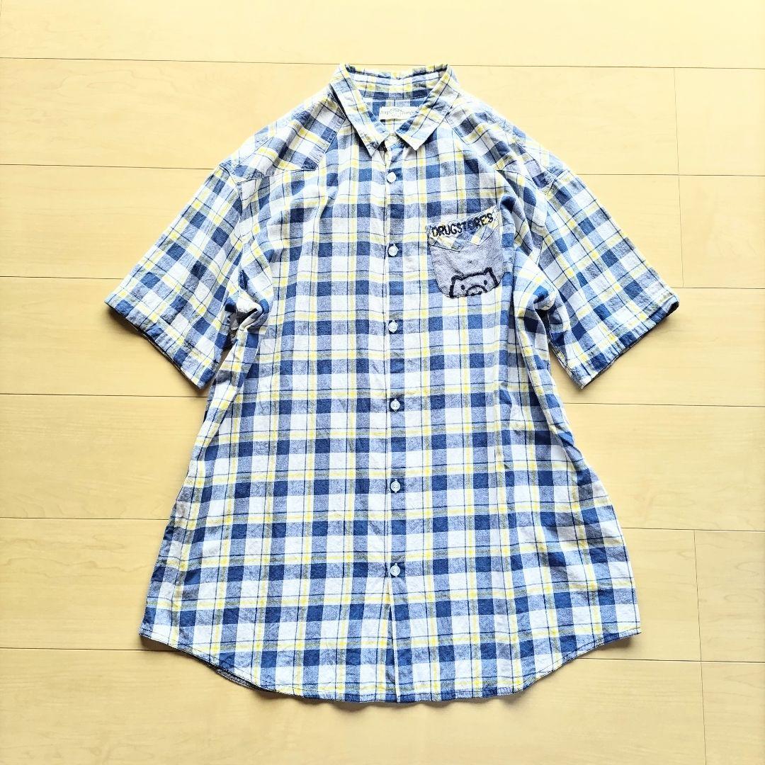 drug store's ドラッグストアーズ 半袖 シャツ トップス チェック柄 — image 2