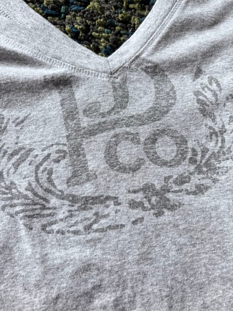 Polo Jeans Co. Vネック Tシャツ グレー Lサイズ — image 2