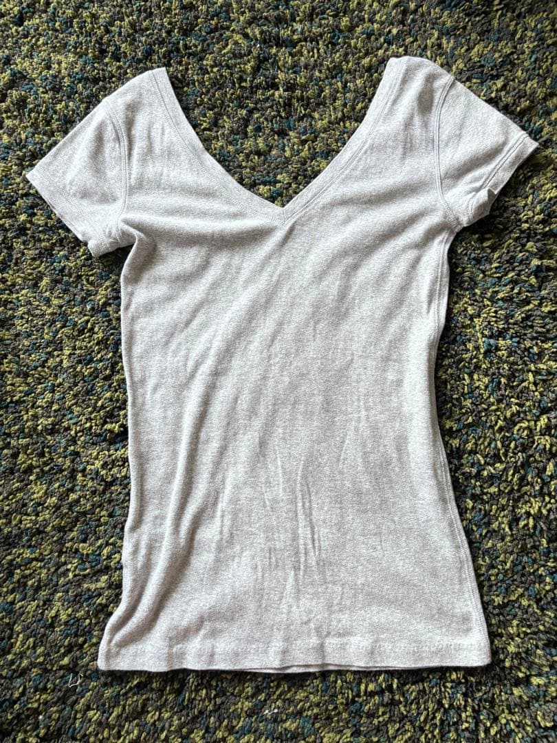 Polo Jeans Co. Vネック Tシャツ グレー Lサイズ — image 4