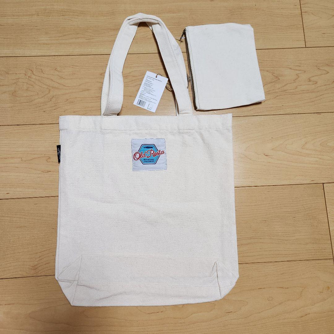 OldResta トートバッグ キャンパスノート ポーチ付き ～★ — image 3