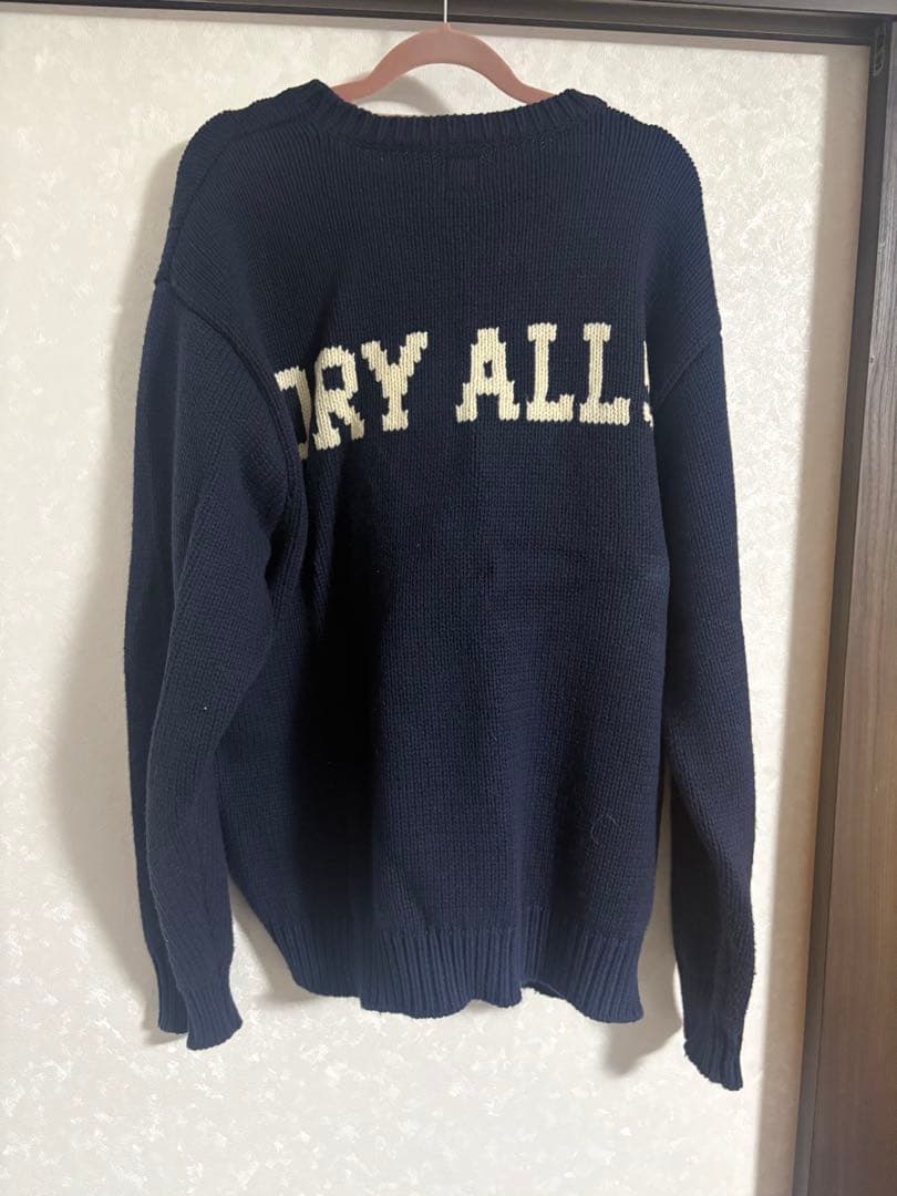 HUMAN MADE Dachs Knit Sweater Navy XL — image 2