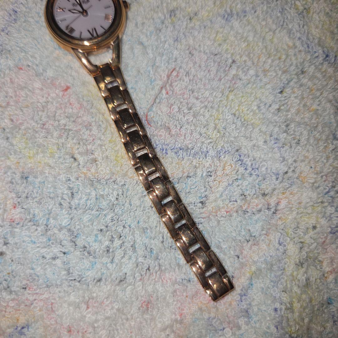 訳あり品 Rubin Rosa ソーラークォーツ腕時計 ピンクゴールド ジャンク — image 5
