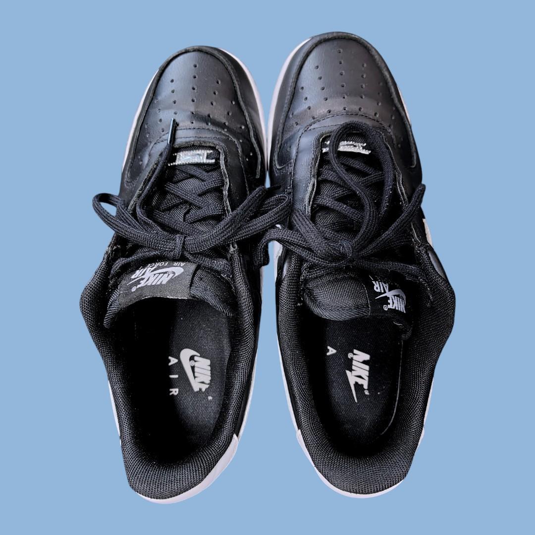 Nike Air Force 1 07 LV8 ブラックレザー デュブレ付 — image 3