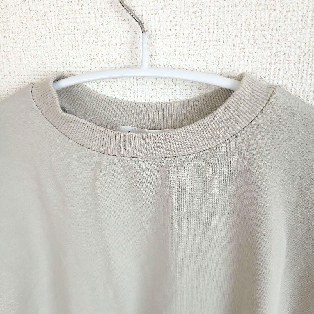 ​オペーク ボリュームスリーブ 長袖カットソー プルオーバー グレー S — image 3