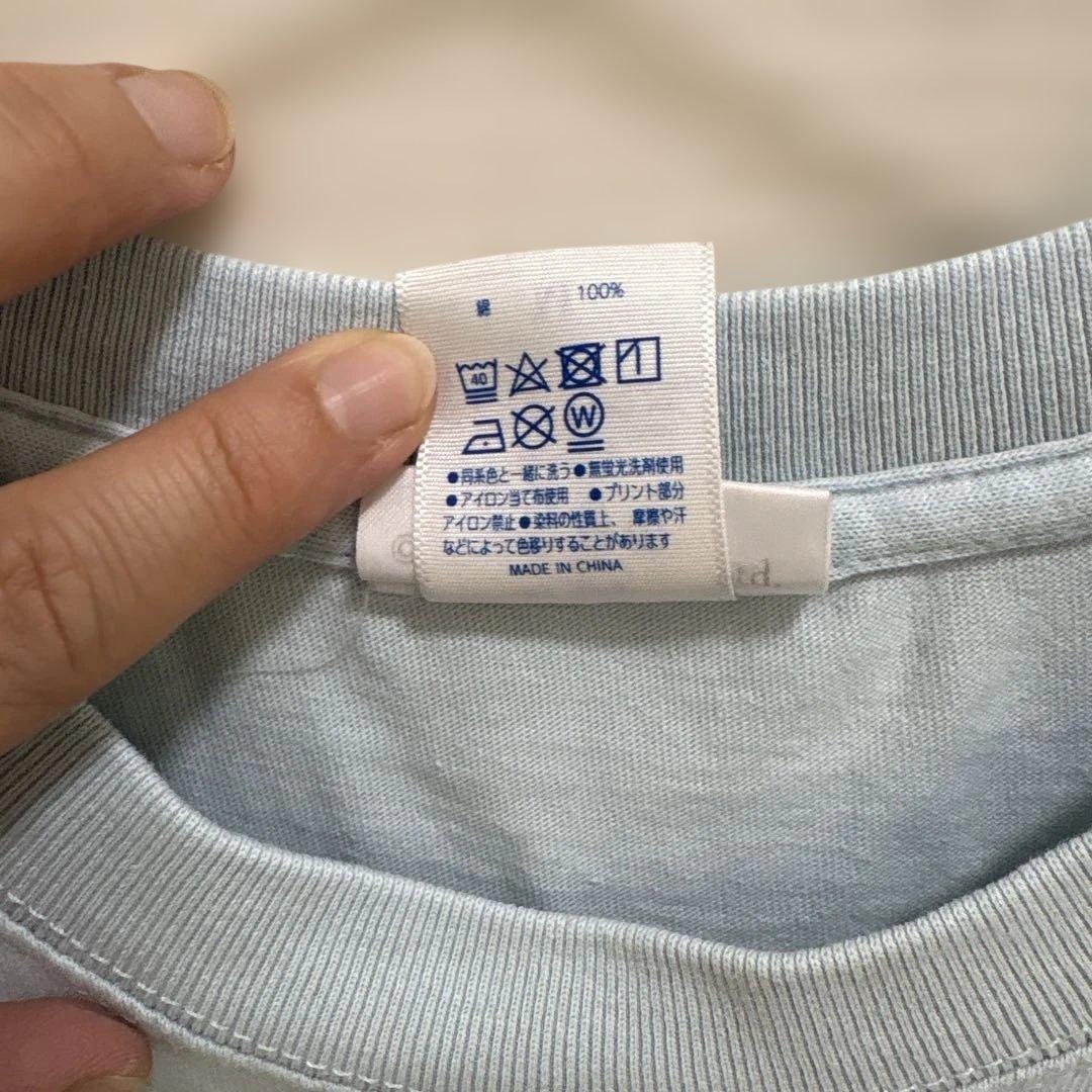 ウルフルズ　A.A.P Tシャツ　ライトブルー　Mサイズ — image 5